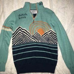 Dutch bros knit sweater